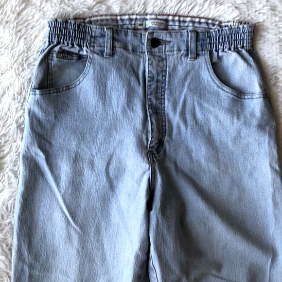 Vintage Lee Jeans with Elastic Waist Band - Picture 2 of 7